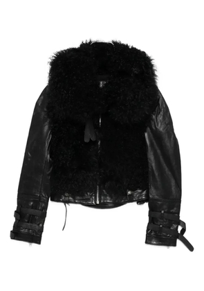 R13 faux fur jacket - Black