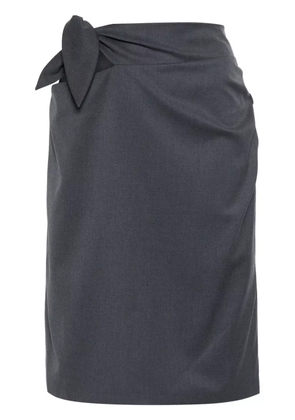 REMAIN Castlerock tied midi skirt - Grey