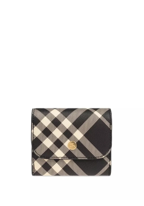 Burberry check wallet - Black