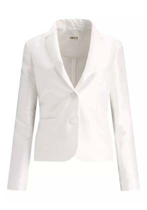 F.It single-breasted blazer - White