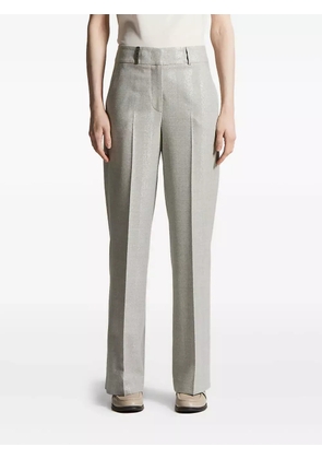 Peserico straight-leg tapered trousers - Grey