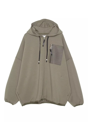 Yoshiokubo zip-up hoodie - Green