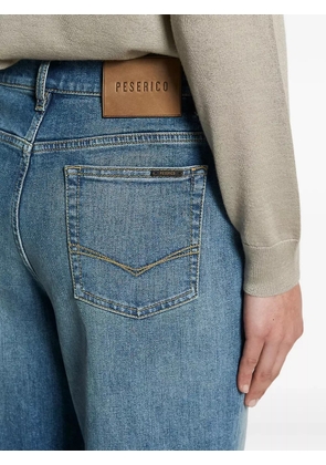 Peserico five-pocket button-fastening jeans - Blue