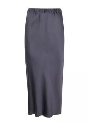 Antonelli satin midi skirt - Grey