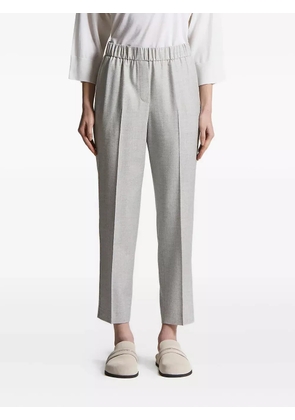 Peserico elastic-waist trousers - Grey