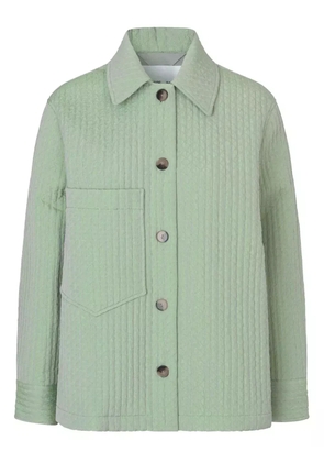 SAMSOE SAMSOE quilted-texture patch-pocket jacket - Green