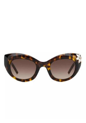 Carolina Herrera cat-eye sunglasses - Brown