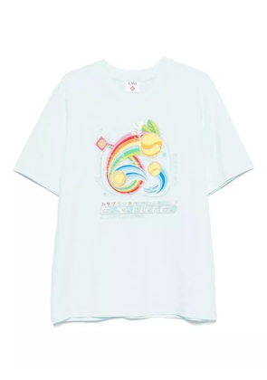 Casablanca graphic-print T-shirt - Blue