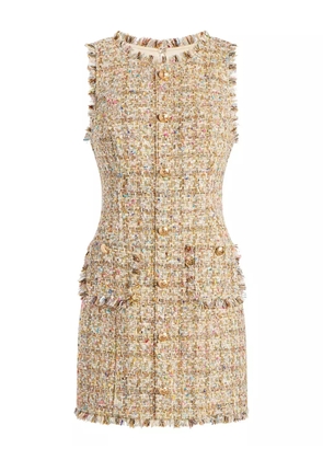 Cinq A Sept tweed fringed mini day dress - Neutrals