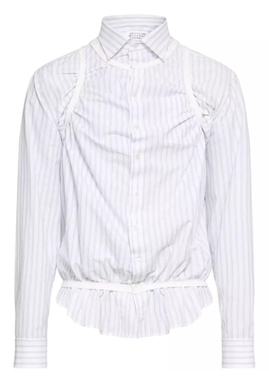 Maison Margiela Stripe Tank shirt - White