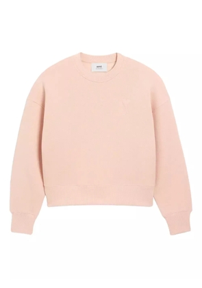 AMI Paris Ami de Coeur cotton sweatshirt - Pink