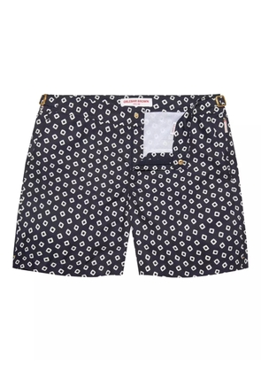Orlebar Brown Bulldog geometric-print swim shorts - Blue