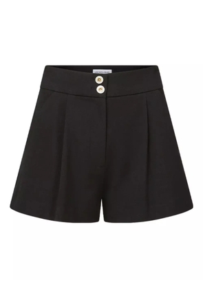 Veronica Beard Devina pleated tailored shorts - Black