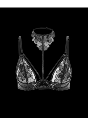 Litzia High Necked Underwired Bra