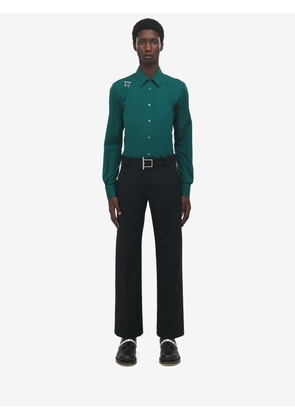 ALEXANDER MCQUEEN - T-Bar Belt Trousers - Item 838658QSAA91000