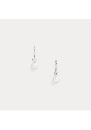 Sterling Silver Pearl Threader Earrings