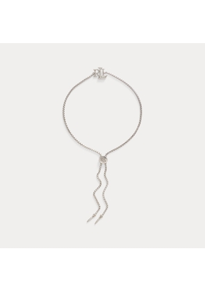 Sterling Silver Logo Slider Bracelet