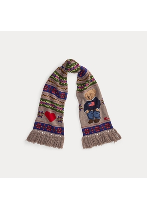 Polo Bear Wool-Blend Scarf