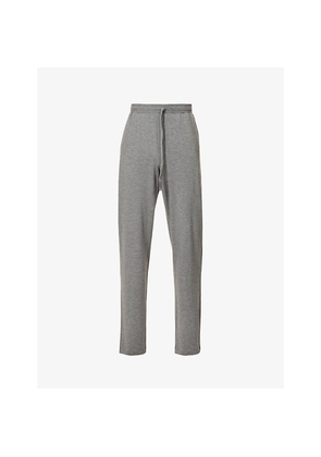 Mens Hanro Relaxed-Fit Straight-Leg Stretch-Woven Jogging Bottoms