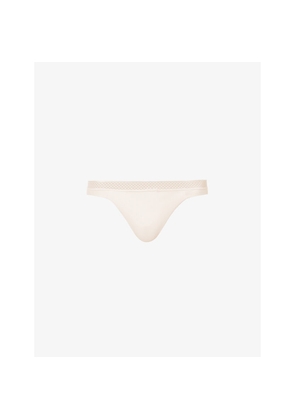 Womens Calvin Klein Seductive Comfort Stretch-Jersey Thong