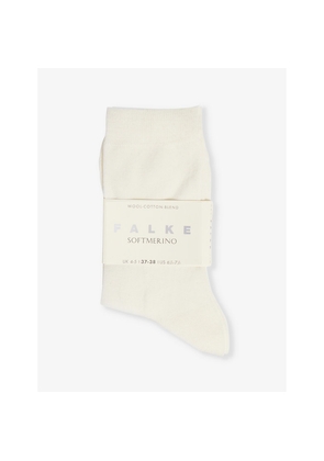 Womens Falke Softmerino Ankle-Rise Stretch-Wool Blend Socks