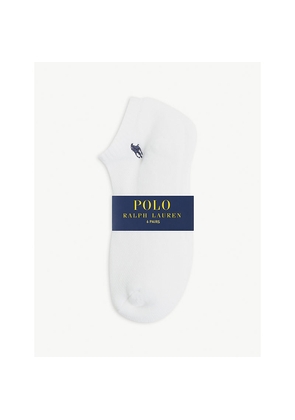 Womens Polo Ralph Lauren Logo-Embroidered Stretch-Woven Socks Pack Of 6