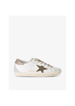 Womens Golden Goose Women's Superstar Exclusive3 Leather Low-Top Trainers