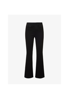 Womens Frame Le Crop Mini Boot Boot-Cut Mid-Rise Stretch-Denim Jeans