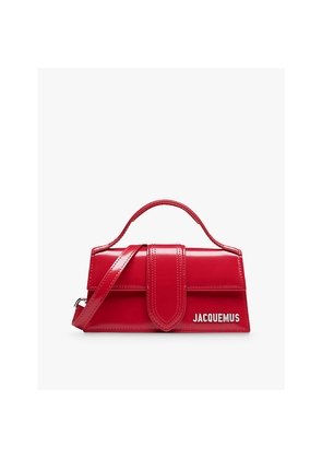 Womens Jacquemus Le Bambino Patent-Leather Top-Handle Bag