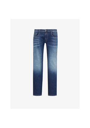Mens Replay Anbass Regular-Fit Slim-Leg Jeans