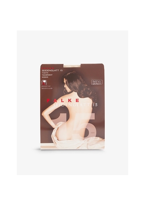 Womens Falke Gloss-Effect Stretch-Woven Tights