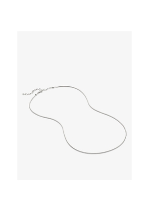 Womens Monica Vinader Thin Snake Sterling-Silver Necklace