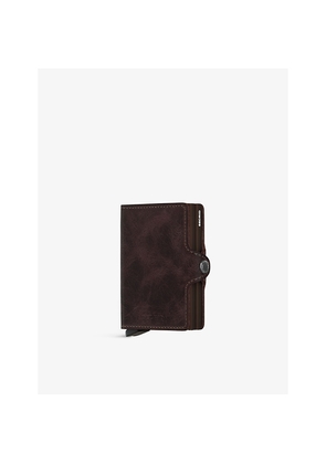 Secrid Twinwallet Vintage Leather and Aluminium Card Holder