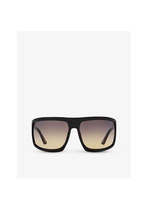 Tom Ford Tr001675 Clint Square-Frame Polyamide Sunglasses