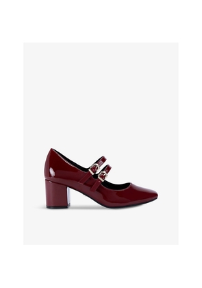 Womens Carvela Harper Mary-Jane Heeled Patent-Leather Pumps