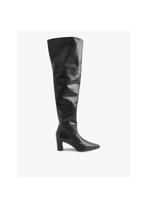 Womens Whistles Inessa Heeled Leather Over-The-Knee Boots