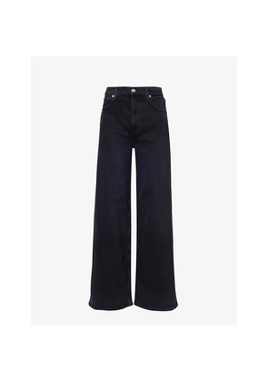 Womens Citizens Of Humanity Paloma Wide-Leg Mid-Rise Stretch-Denim Jeans