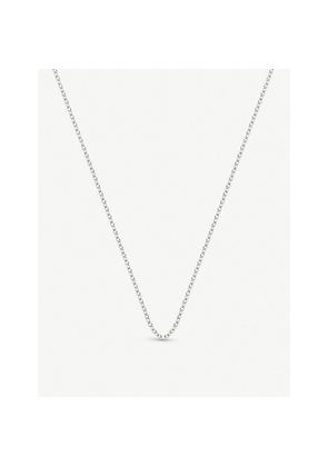 Womens Monica Vinader Rolo Sterling Silver Adjustable Chain 30-32'