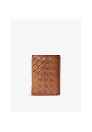 Womens Aspinal Of London Double Fold Leather Card Holder