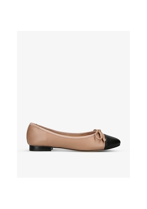 Womens Steve Madden Ellison 166 Contrast-Panel Leather Pumps