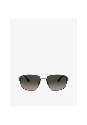 Ray-Ban Rb3663 Aviator-Frame Metal Sunglasses