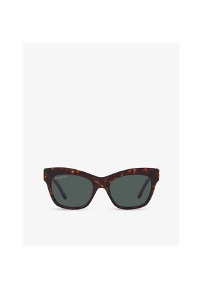 Womens Balenciaga Bb0132S Cat-Eye Frame Acetate Sunglasses