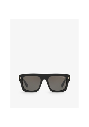 Tom Ford Ft0711 Fausto Square-Frame Acetate Sunglasses