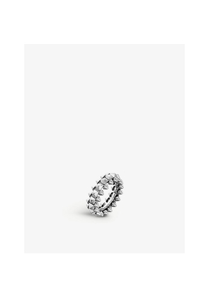 Clash De Cartier Small Rhodium-Plated 18ct White-Gold Ring