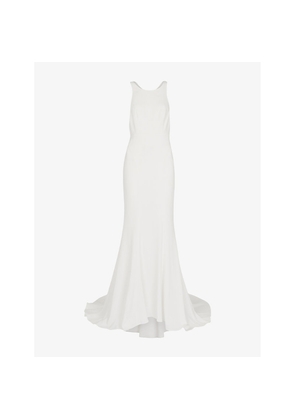 Womens Whistles Lina Scooped-Neck Woven Maxi Gown