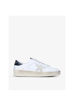 Mens Golden Goose Men's Stardan Low-Top Leather Trainers