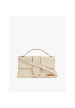 Womens Jacquemus Le Grand Bambino Woven-Blend Top-Handle Bag