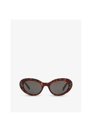 Womens Celine Cl000311 Cl40193I Cat-Eye Tortoiseshell Acetate Sunglasses