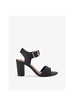 Womens KG Kurt Geiger Sutton Lizard-Embossed Faux-Leather Sandals