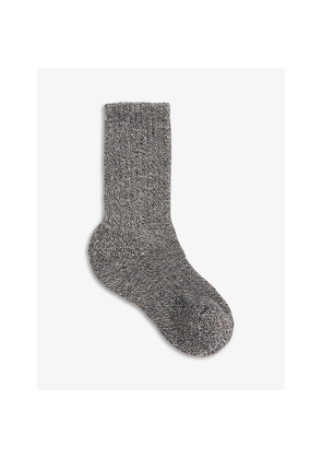 Womens Whistles Chunky Marl Cotton-Blend Socks